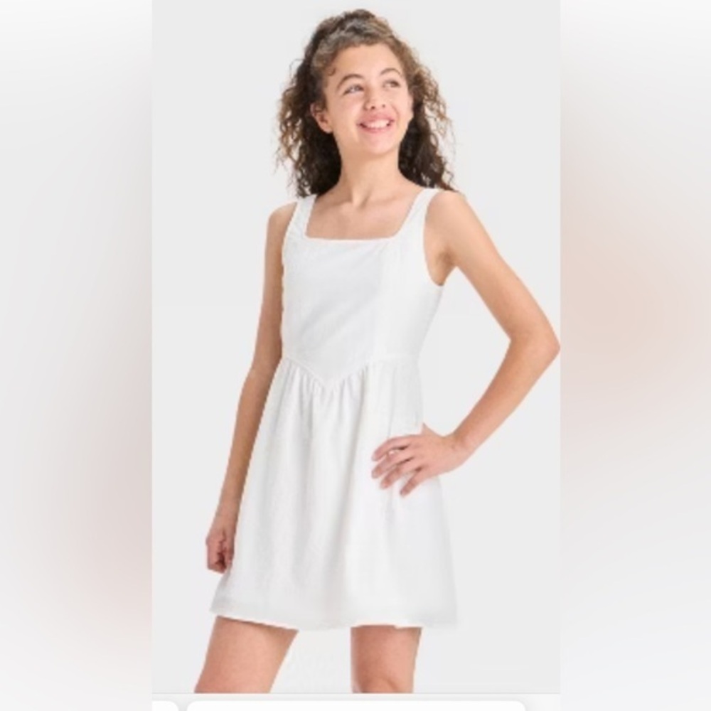 NWT Target Art Class White Tank Dress